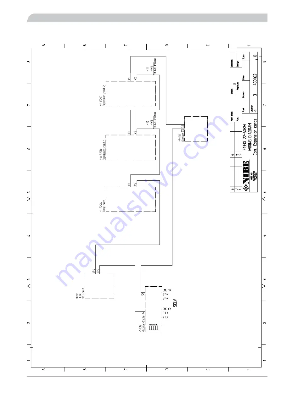 Nibe F1330 Wiring Diagram Download Page 17