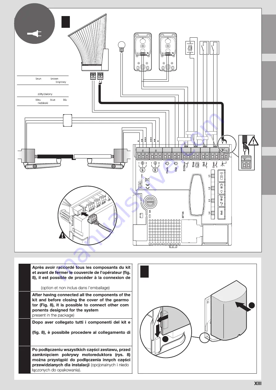 Nice ARIA Instructions And Warnings For Installation Download Page 11