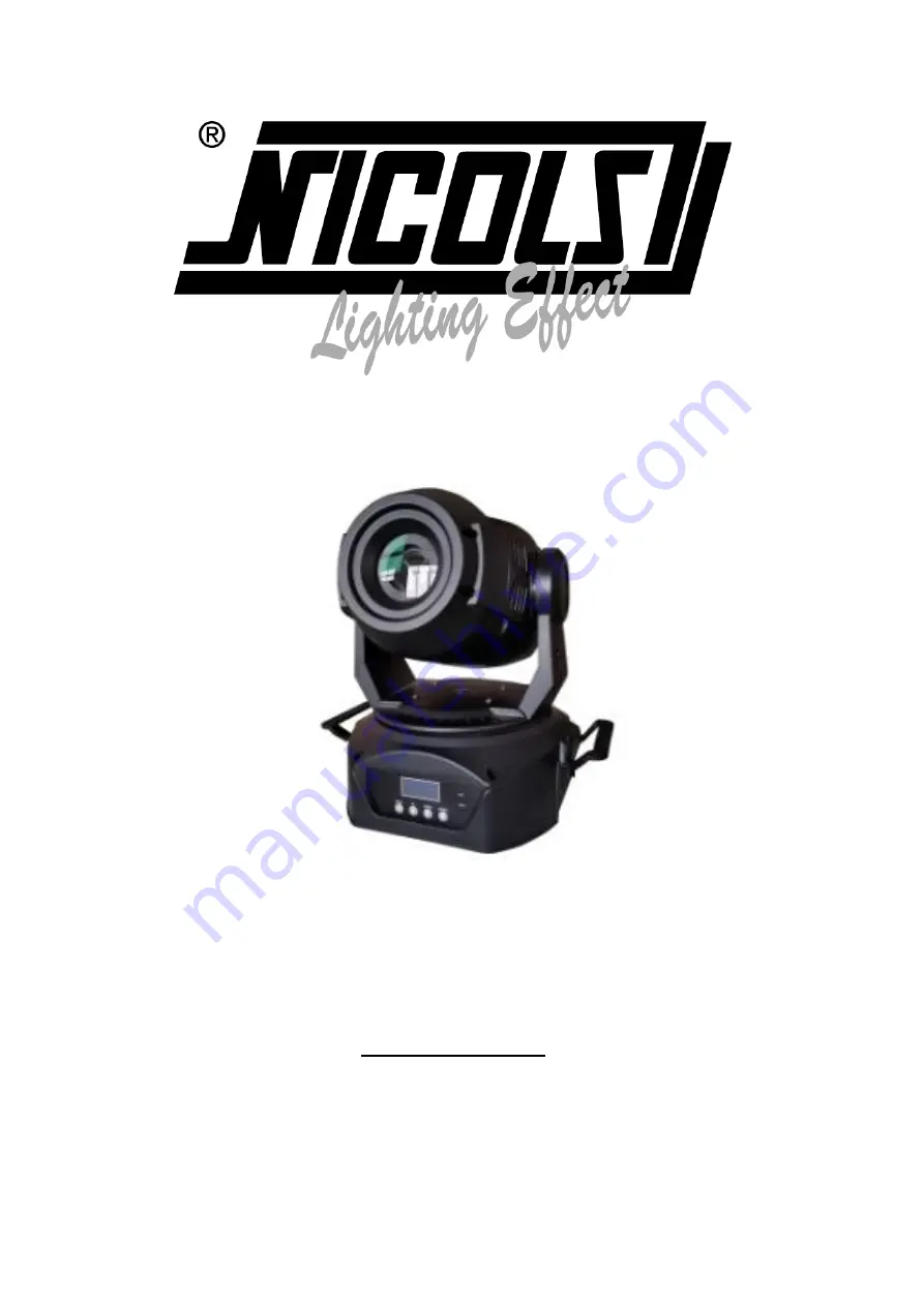 Nicols BIRDY 500 LED User Manual Download Page 1