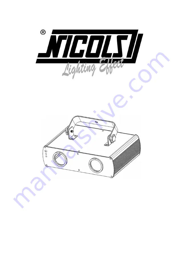 Nicols TWIN LASER GB User Manual Download Page 14