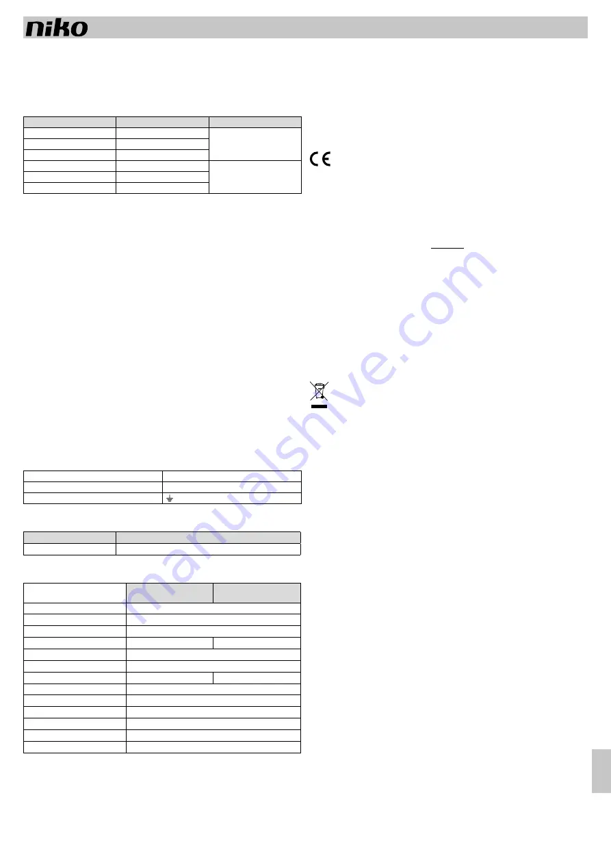 Niko 352-08440 Manual Download Page 1