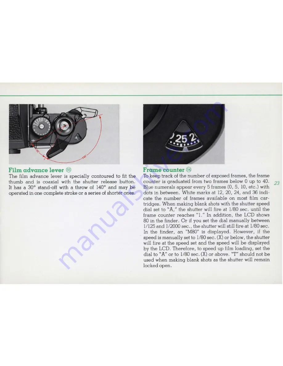 Nikon 1691 - F 3HP SLR Camera Instruction Manual Download Page 23