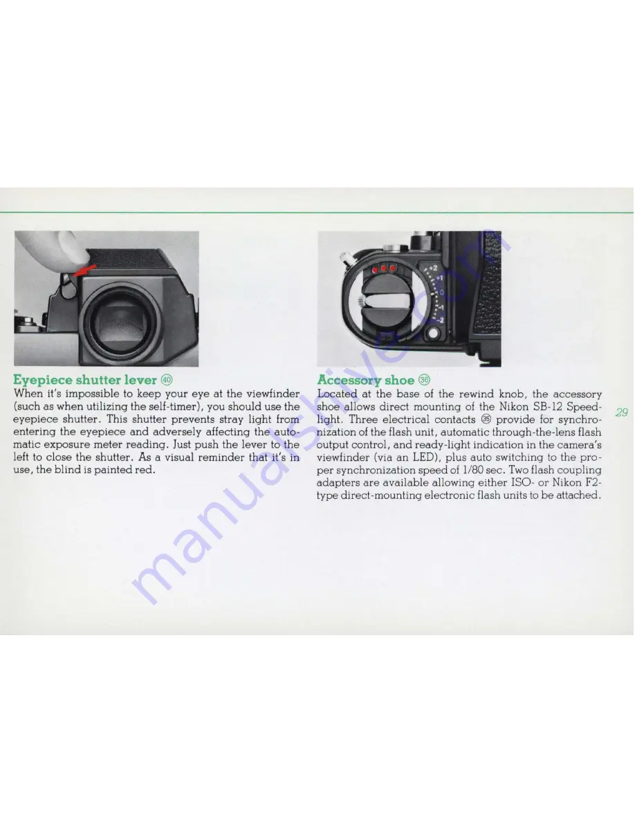 Nikon 1691 - F 3HP SLR Camera Instruction Manual Download Page 29