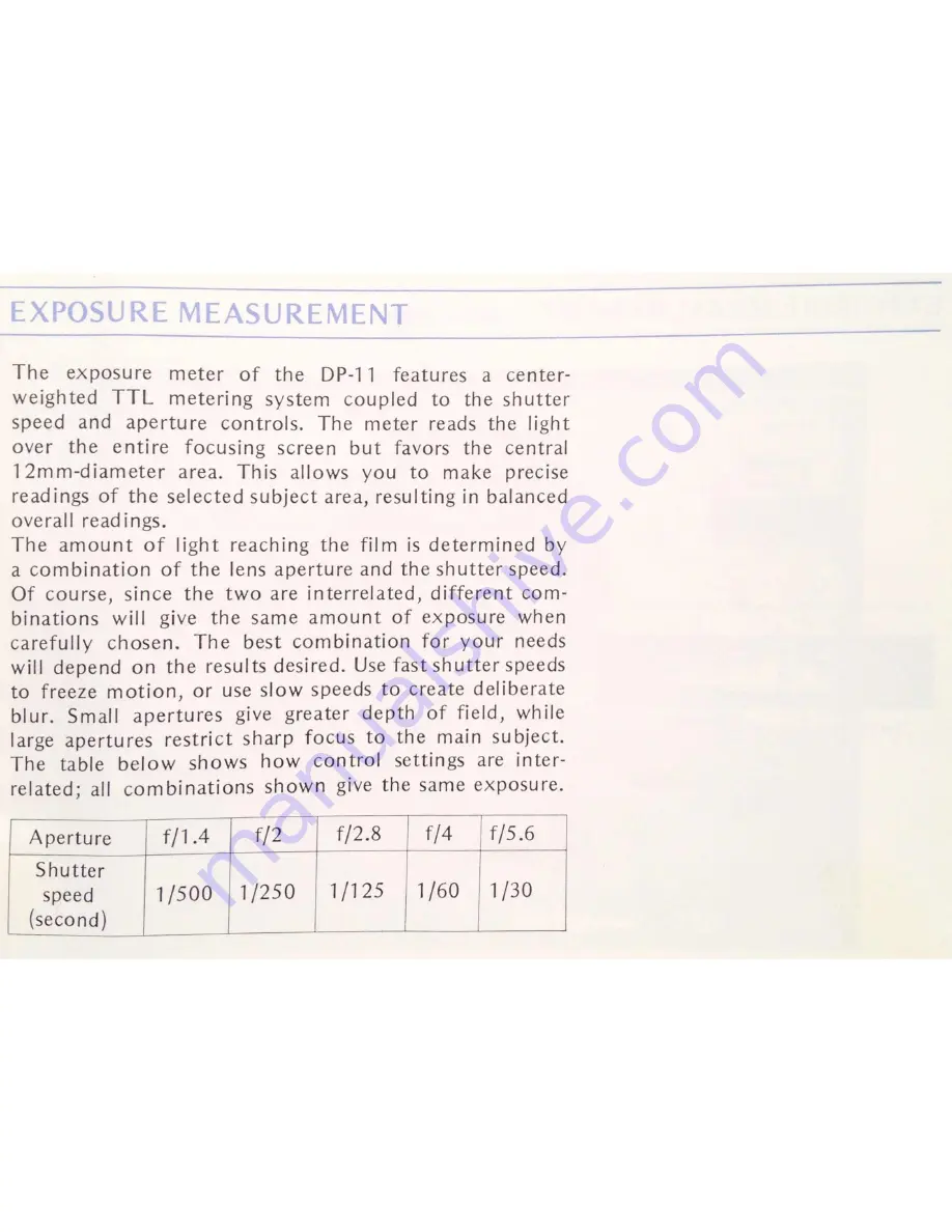 Nikon F2A Photomic DP-11 Instruction Manual Download Page 13