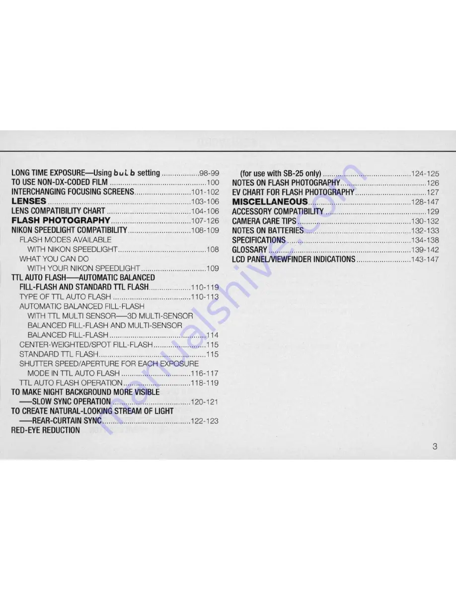 Nikon N90 AF Instruction Manual Download Page 3