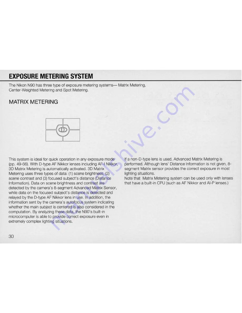 Nikon N90 AF Instruction Manual Download Page 30