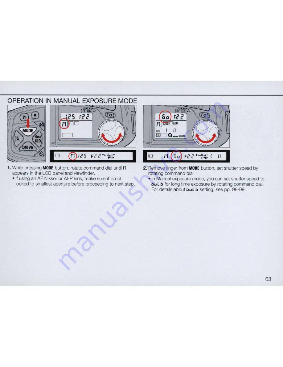 Nikon N90 AF Скачать руководство пользователя страница 63