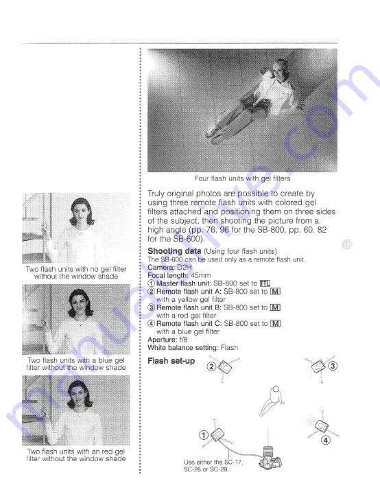 Nikon SB600 - SB 600 - Hot-shoe clip-on Flash Instruction Manual Download Page 111