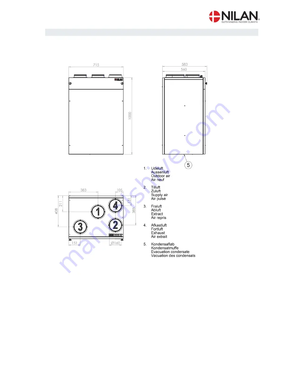 nilan Comfort CT300 Polar Installation Instruction Download Page 14