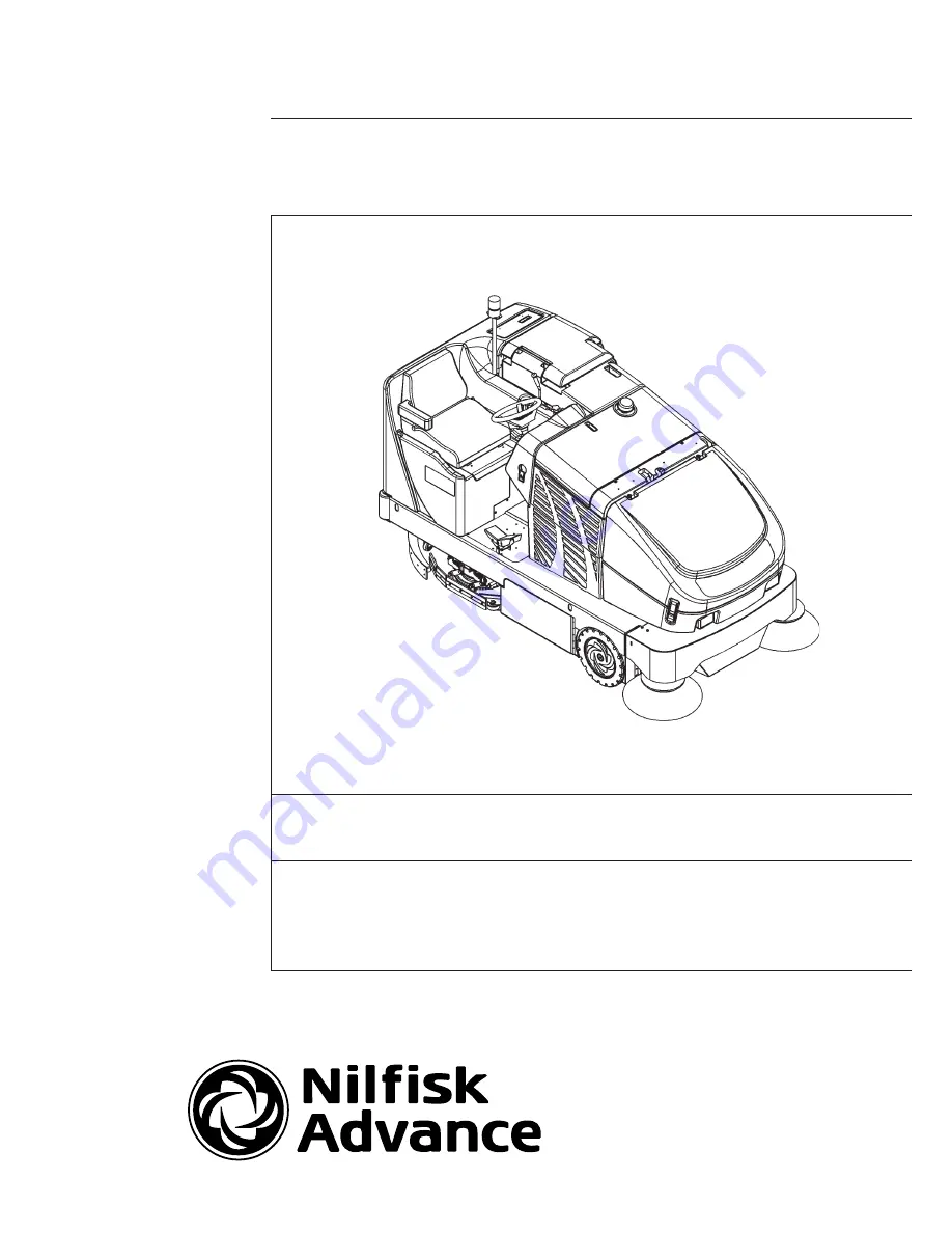 Nilfisk-Advance Captor 4300 Quick Start Troubleshooting Manual Download Page 1