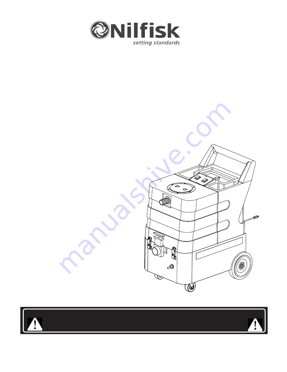 Nilfisk-Advance MX 307 H Information & Operating Instructions Download Page 37