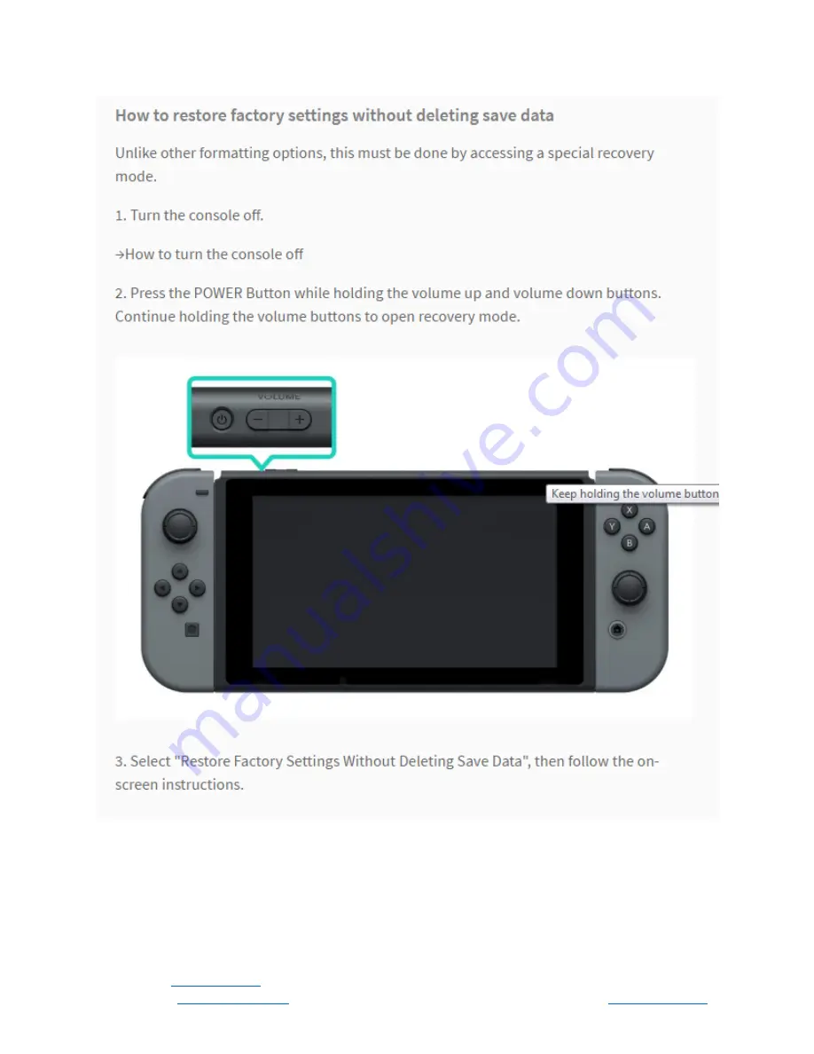 Nintendo Switch Operation Manual Download Page 99