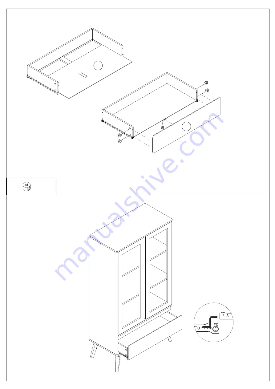 NOA & NANI OTTO DISPLAY CABINET Assembly Instructions Manual Download Page 10