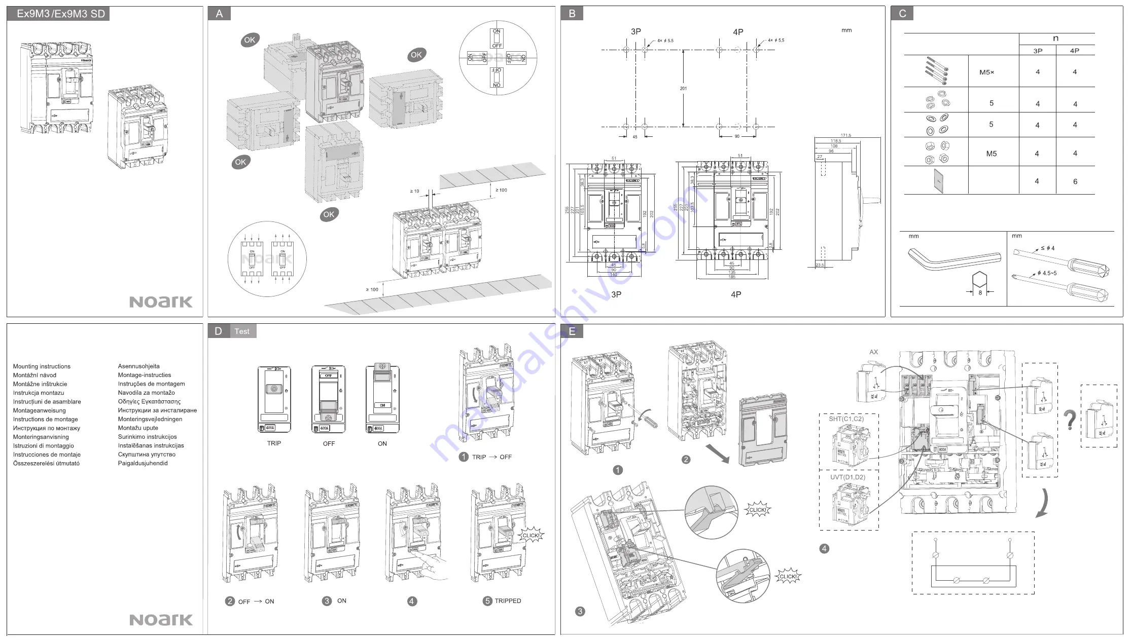 Noark Ex9M3 Manual Download Page 1