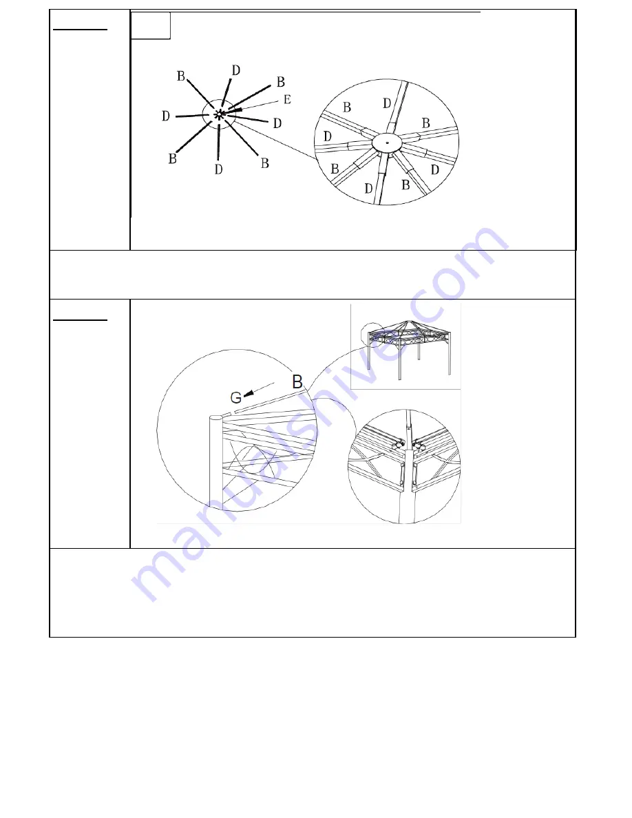 Noble House Home Furnishings Gazebo Скачать руководство пользователя страница 8