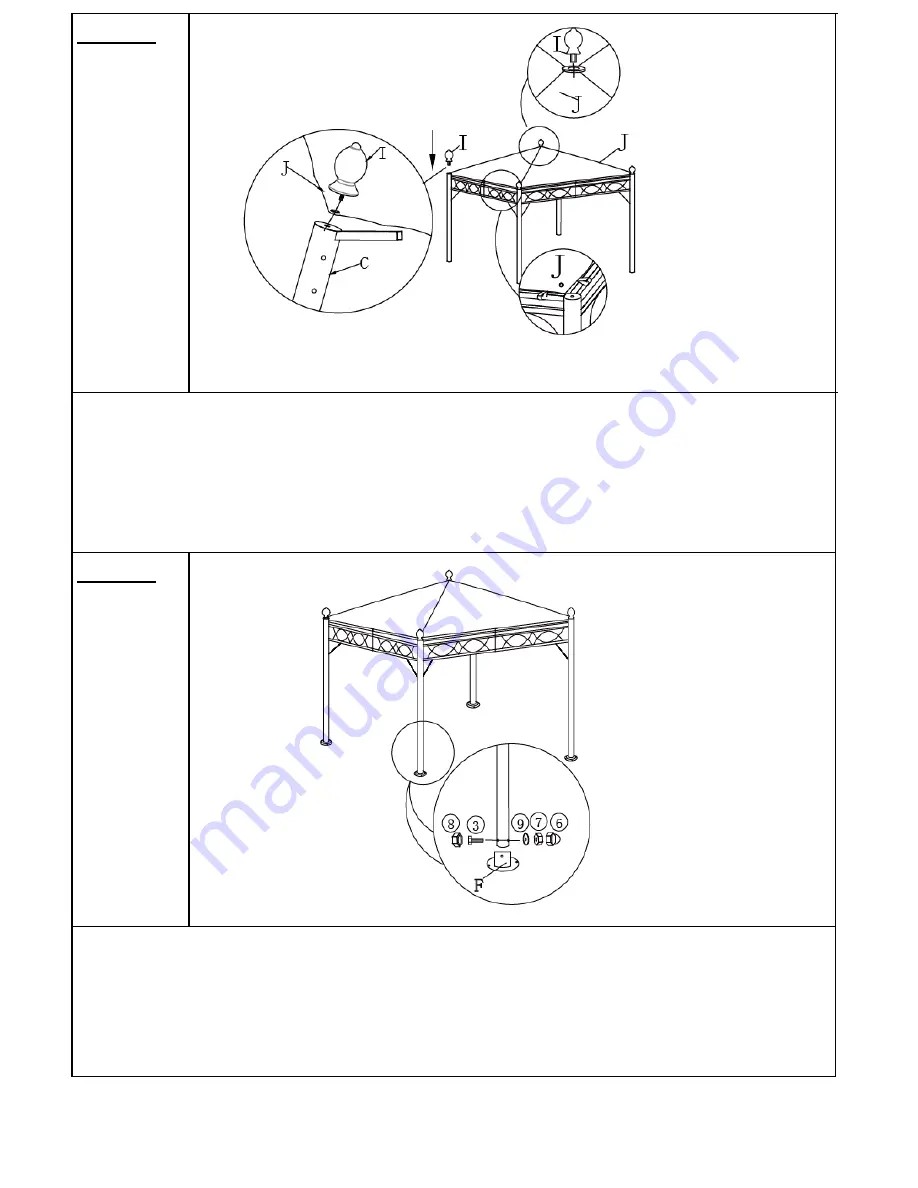 Noble House Home Furnishings Gazebo Скачать руководство пользователя страница 9