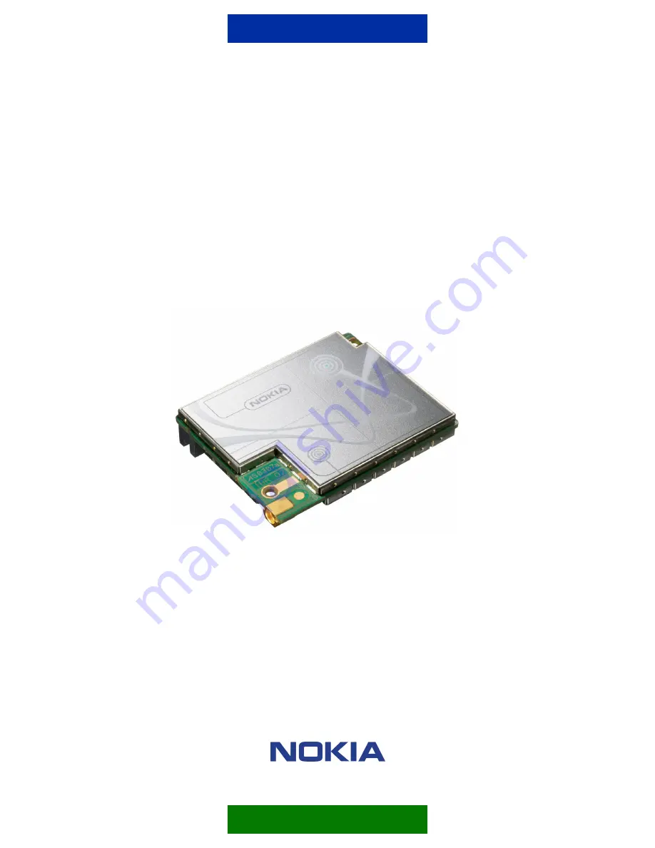 Nokia 12 GSM MODULE REMOTE I/O Скачать руководство пользователя страница 1