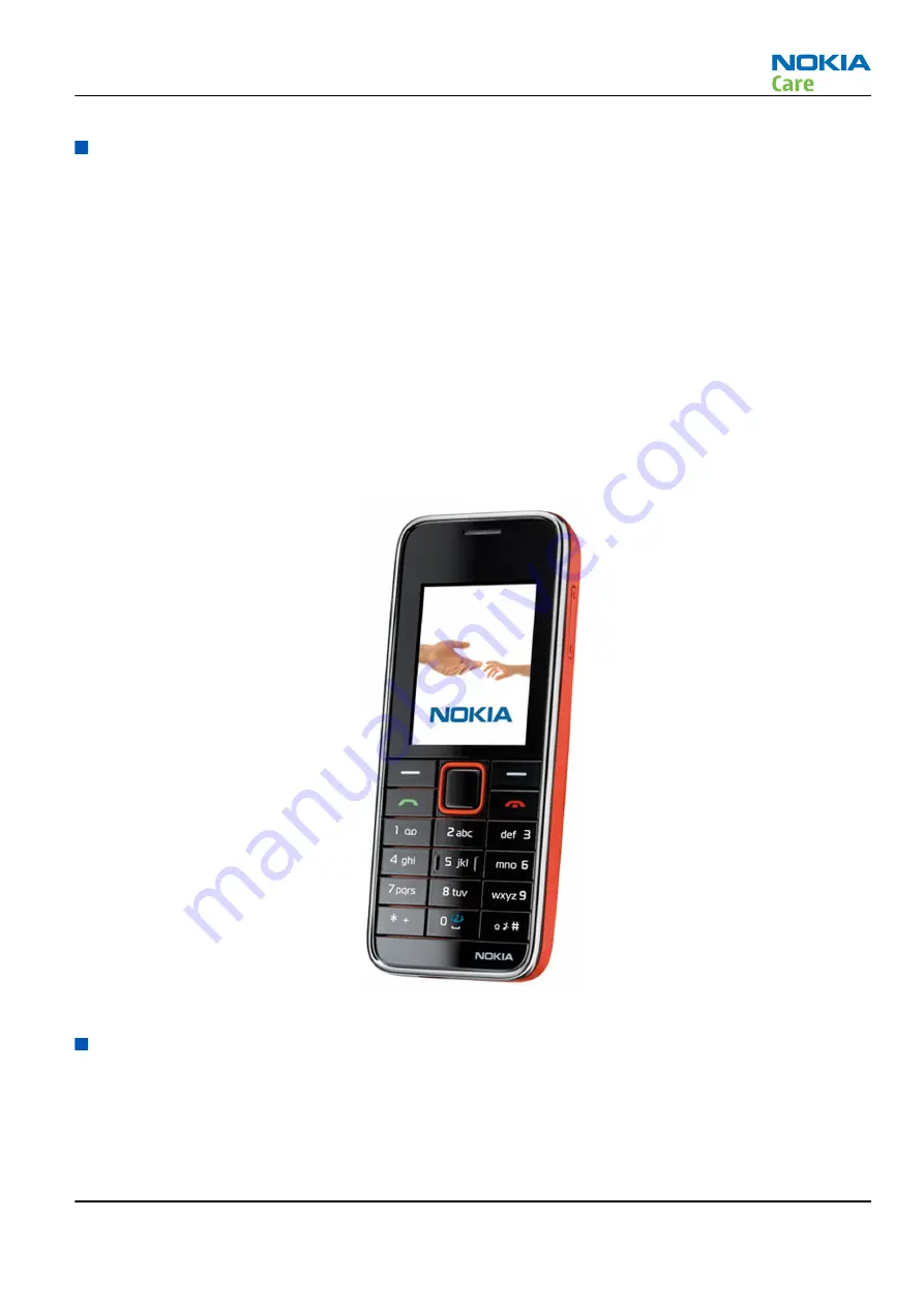 Nokia 3500 classic RM-272 Service Manual Download Page 17