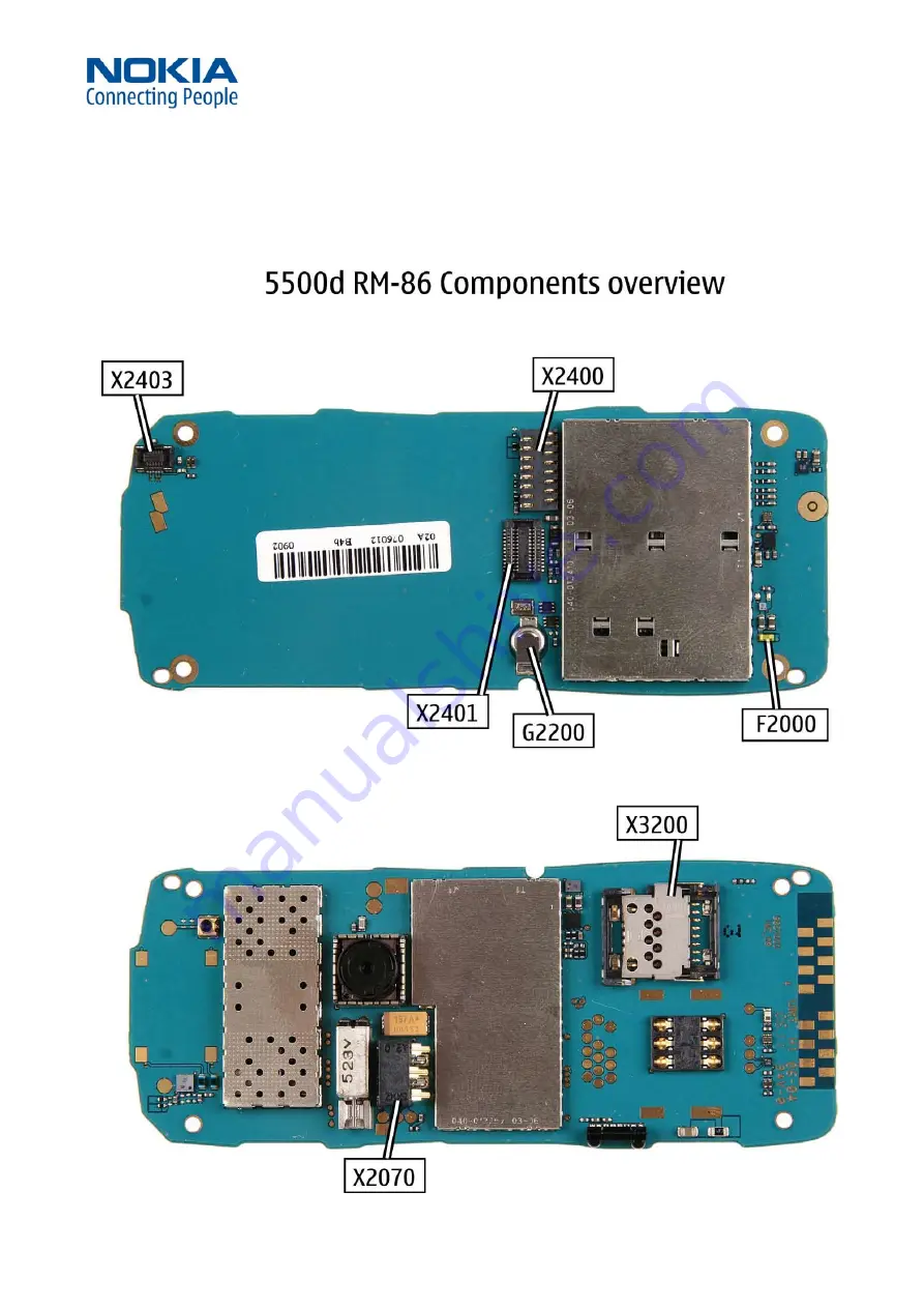 Nokia 5500d Service Manual Download Page 5