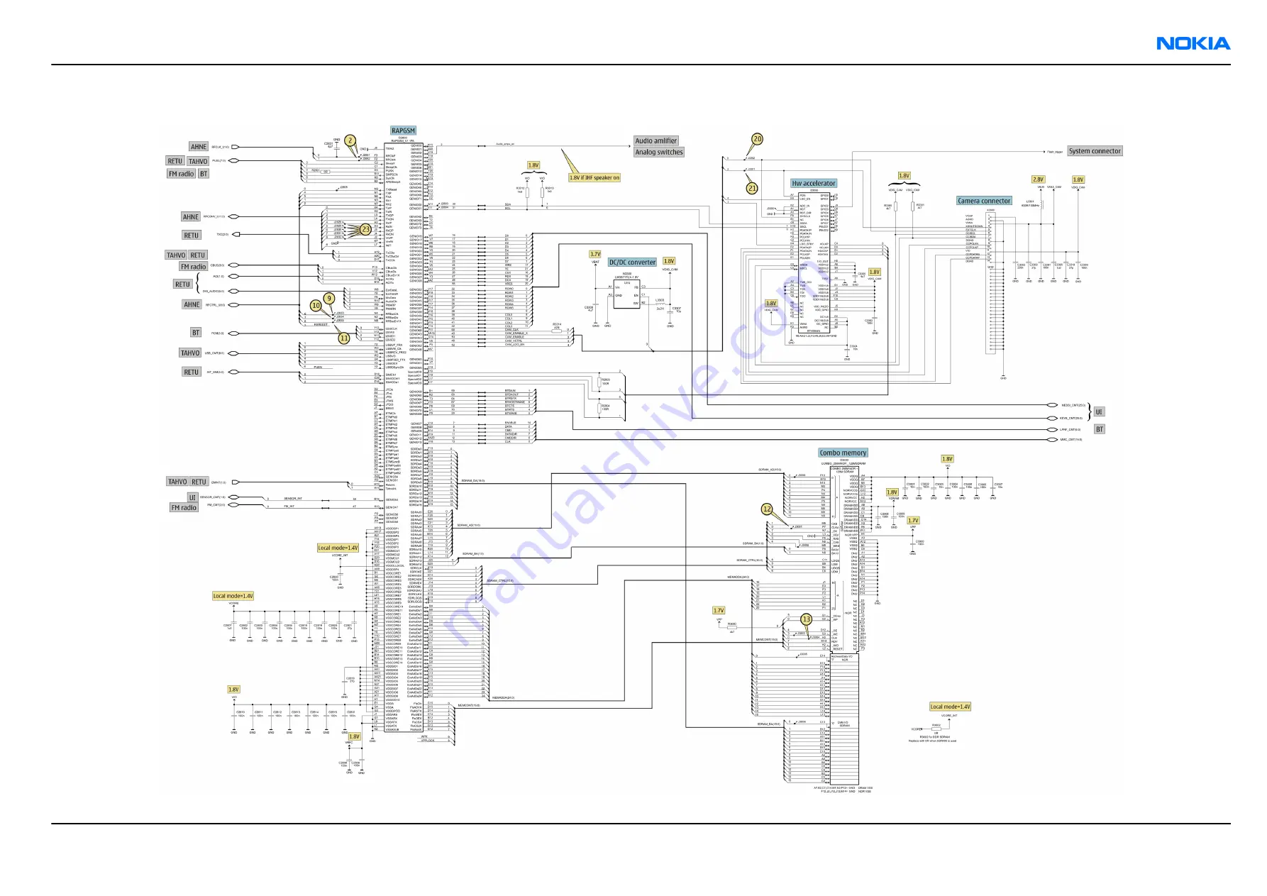 Nokia 7370 Service Manual Download Page 213