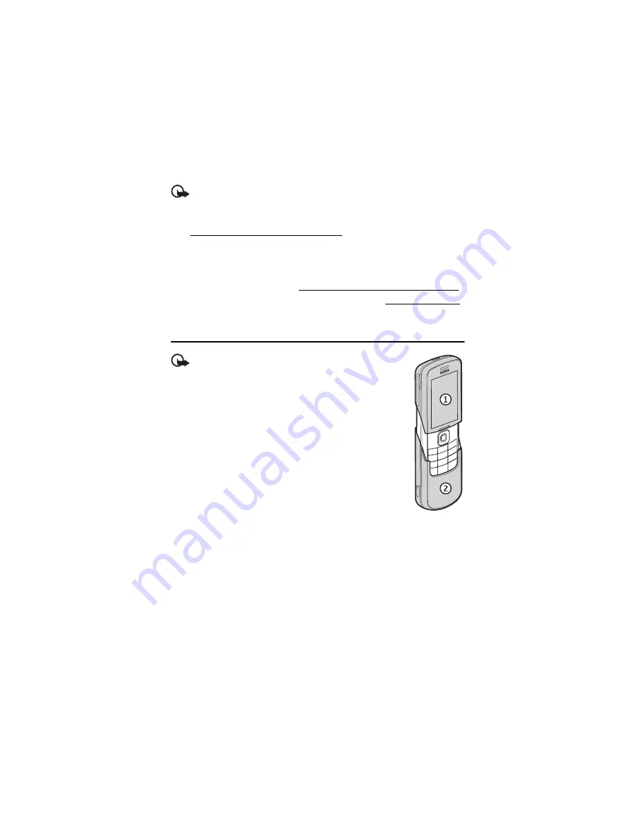 Nokia 8600 - Luna Cell Phone 128 MB User Manual Download Page 123