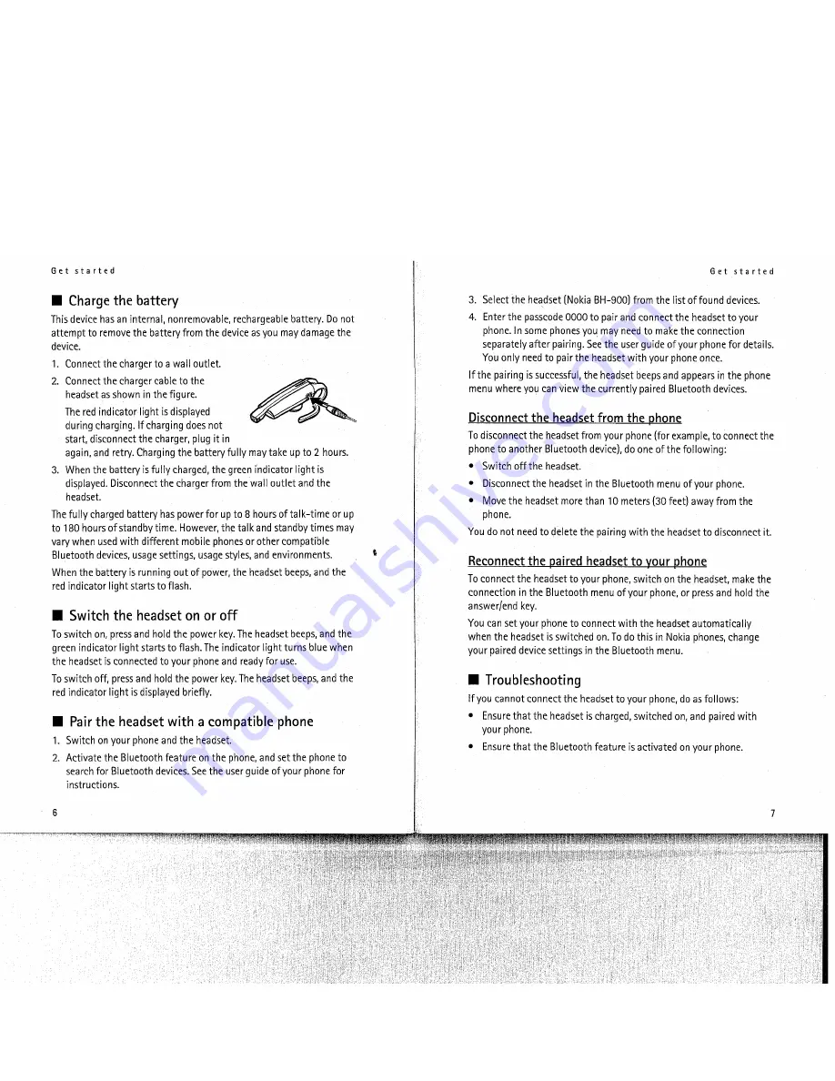 Nokia BH-900 User Manual Download Page 4