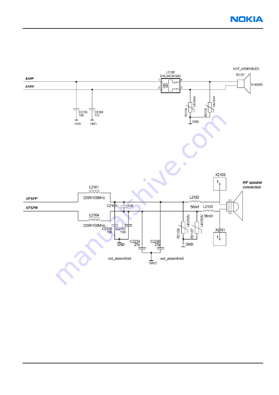 Nokia E62 Service Manual Download Page 203