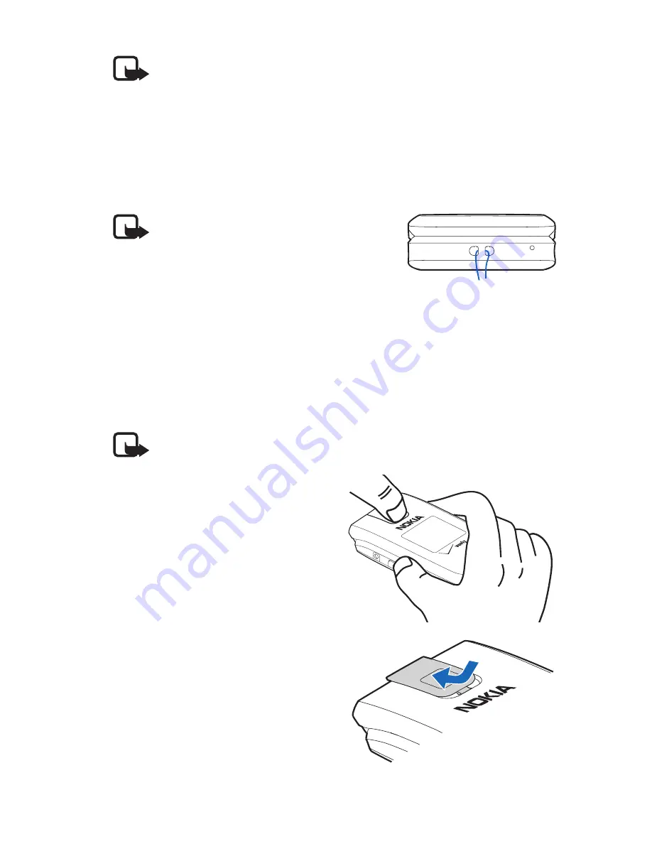 Nokia Mirage 2605 (Spanish) Manual Del Usuario Download Page 22