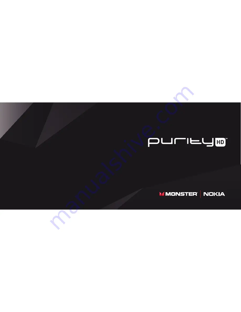 Nokia Purity HD Headset User Manual Download Page 1