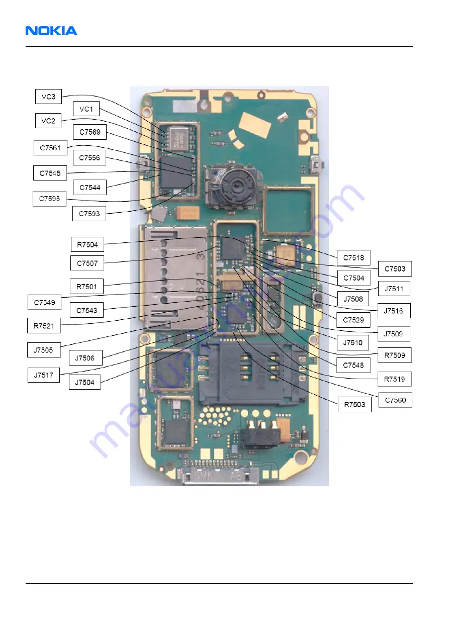 Nokia RM-57 Service Manual Download Page 188