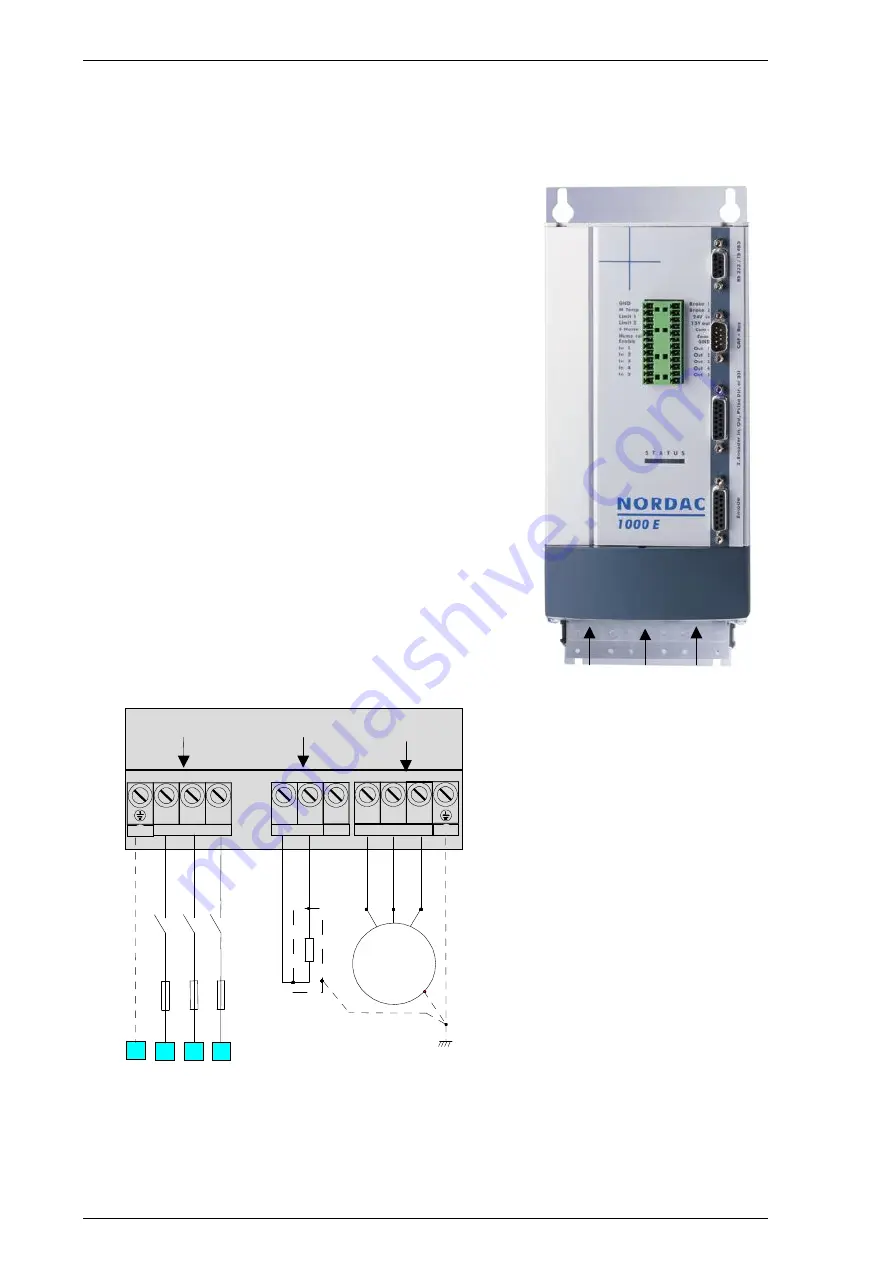 nord NORDAC SK 1000E-101-340-A Hardware Description Download Page 12