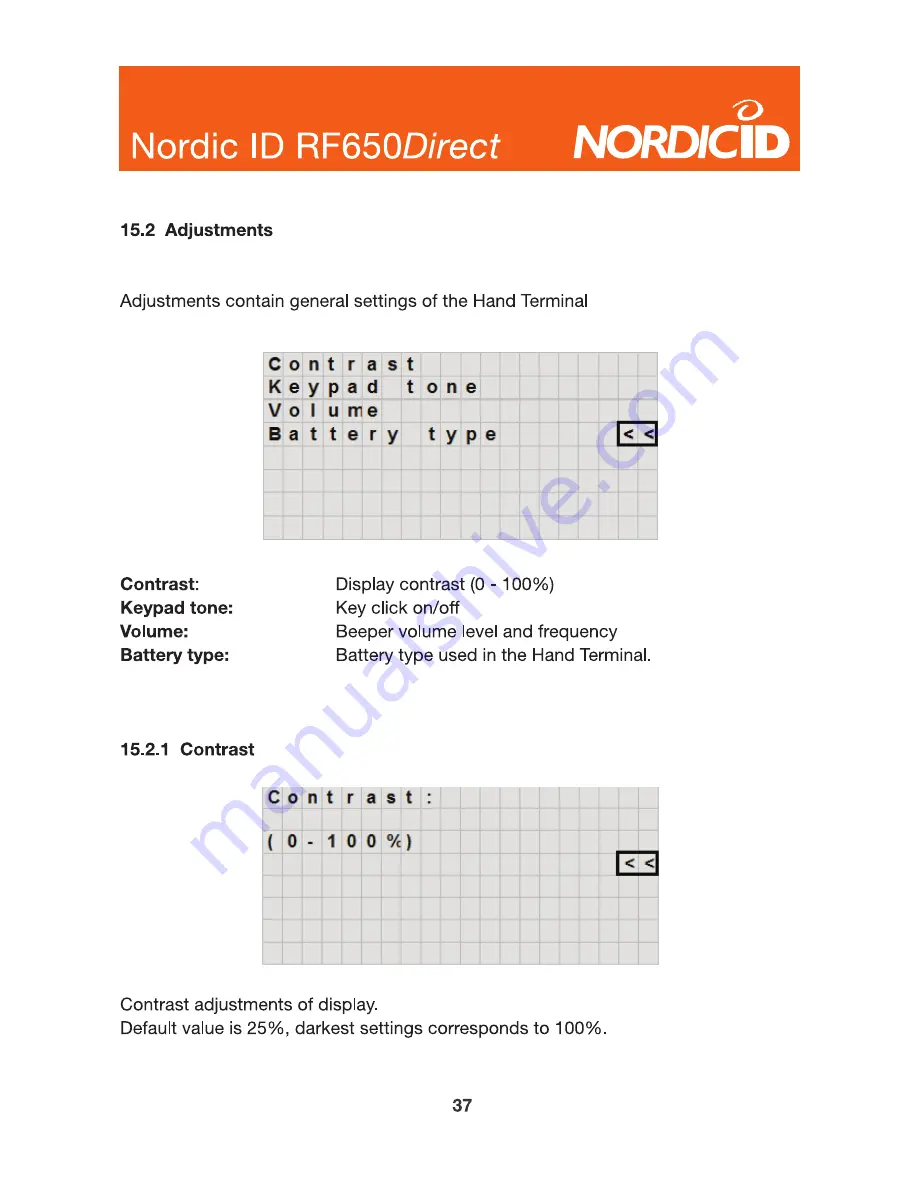 Nordic ID RF650 Direct User Manual Download Page 38