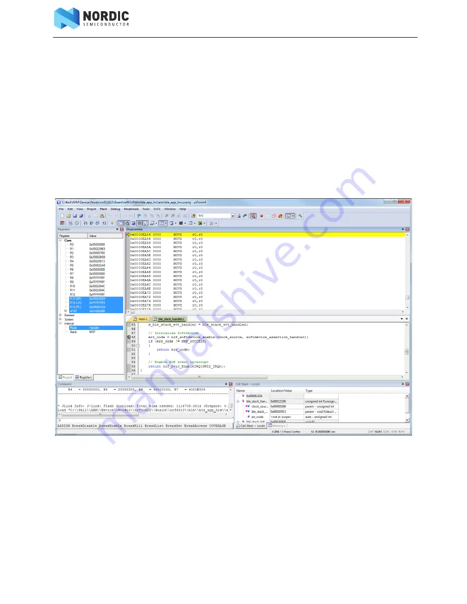 Nordic Semiconductor nRF51822 Скачать руководство пользователя страница 47