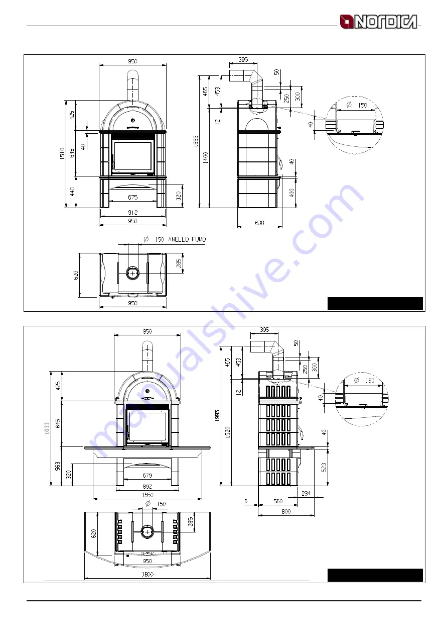 Nordica FALO Instructions For Installation, Use And Maintenance Manual Download Page 39