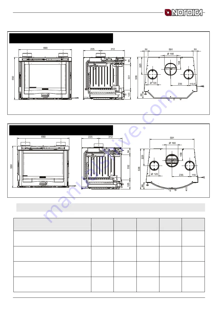 Nordica INSERTO 60 Instructions For Installation, Use And Maintenance Manual Download Page 51