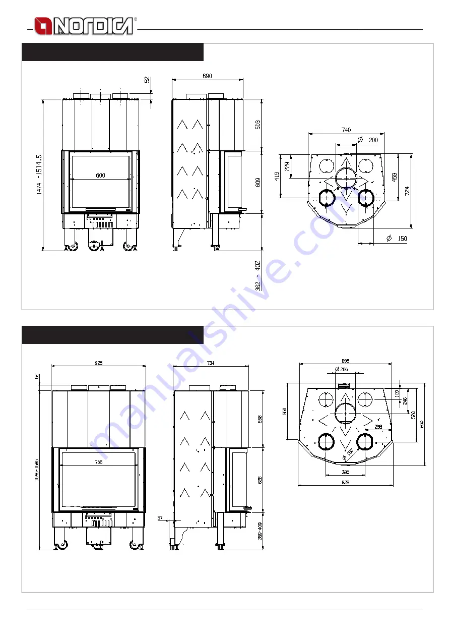 Nordica Monoblocco Piano 600 Скачать руководство пользователя страница 24