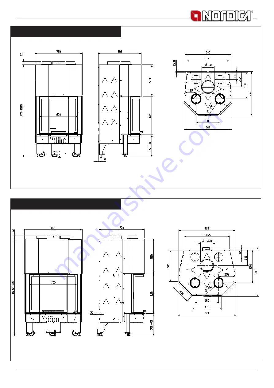 Nordica Monoblocco Piano 600 Скачать руководство пользователя страница 25