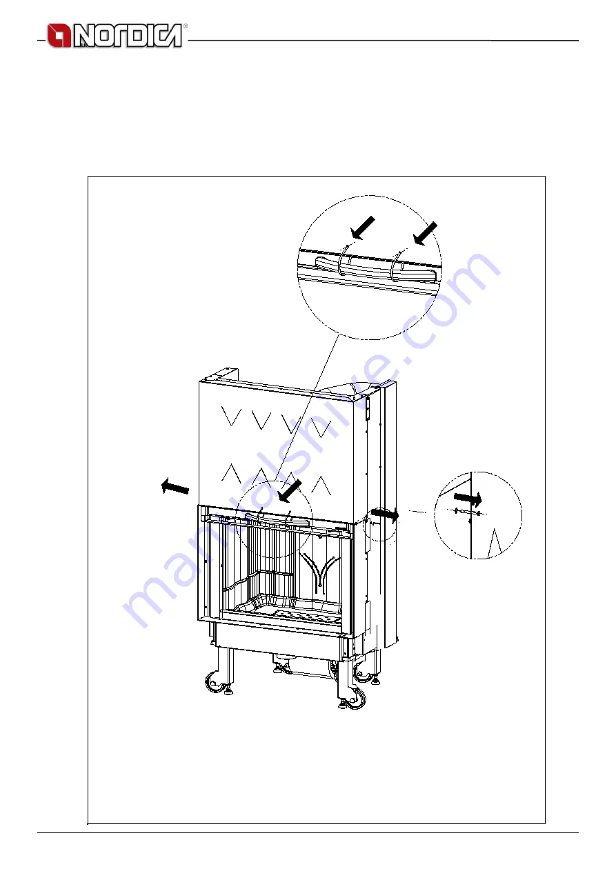 Nordica TERMOCAMINO WF25 DSA Instructions For Installation, Use And Maintenance Manual Download Page 5