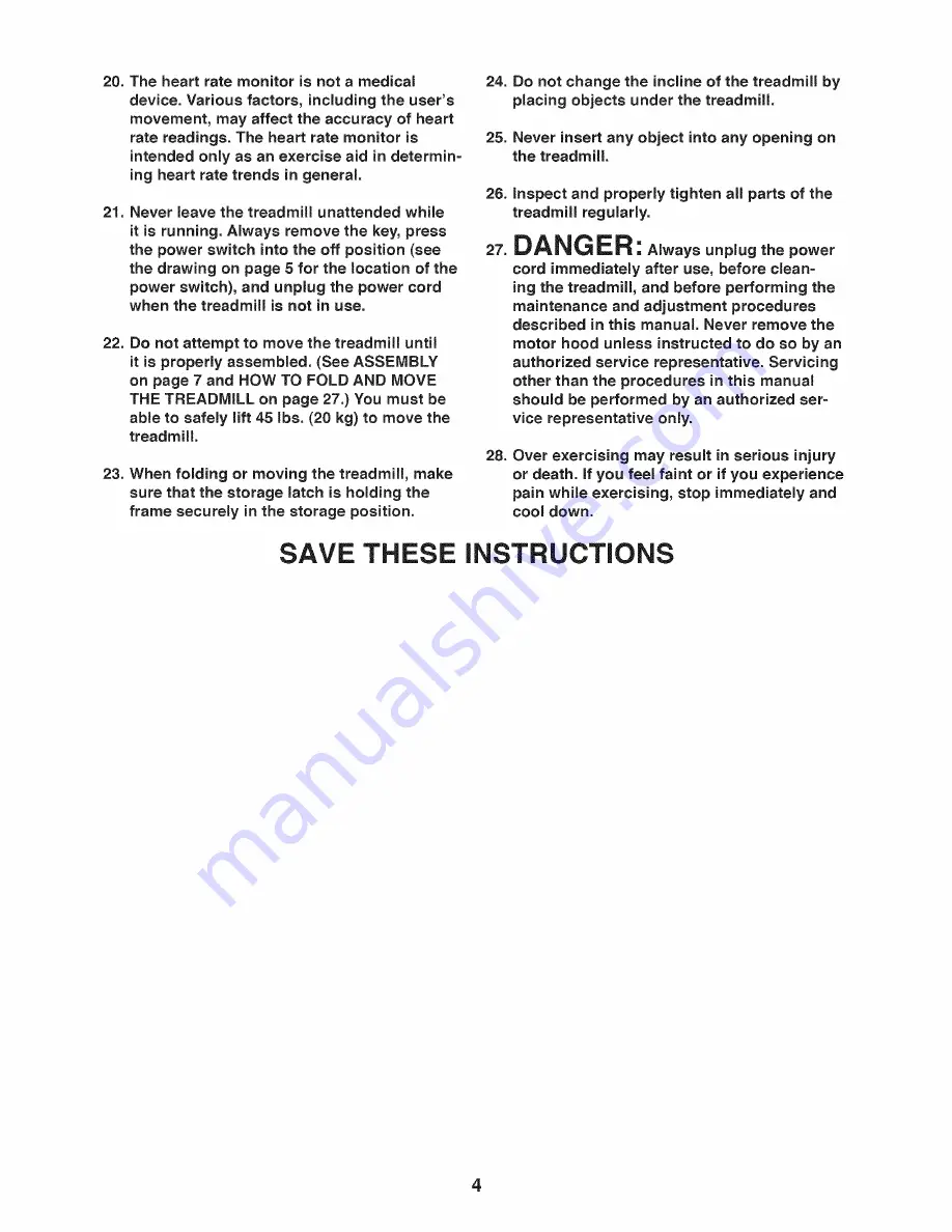 NordicTrack 24924.0 User Manual Download Page 4