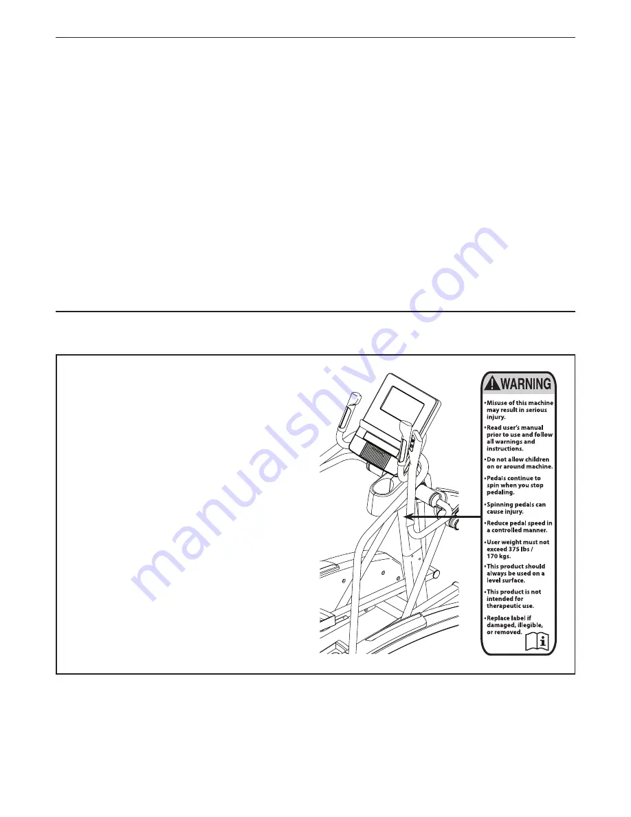 NordicTrack A.c.t. 7 Elliptical Manual Download Page 2