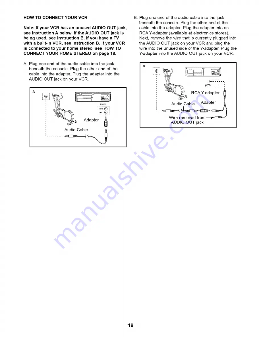 NordicTrack CX 985 User Manual Download Page 19