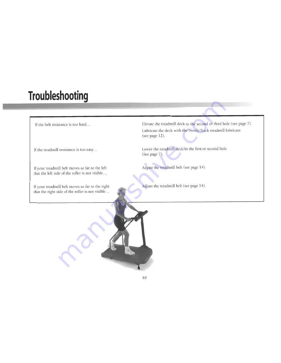 NordicTrack Walkfit 3500 Manual Download Page 13