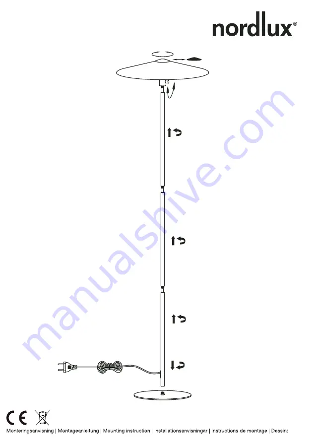 nordlux 2010145003 Mounting Instruction Download Page 1