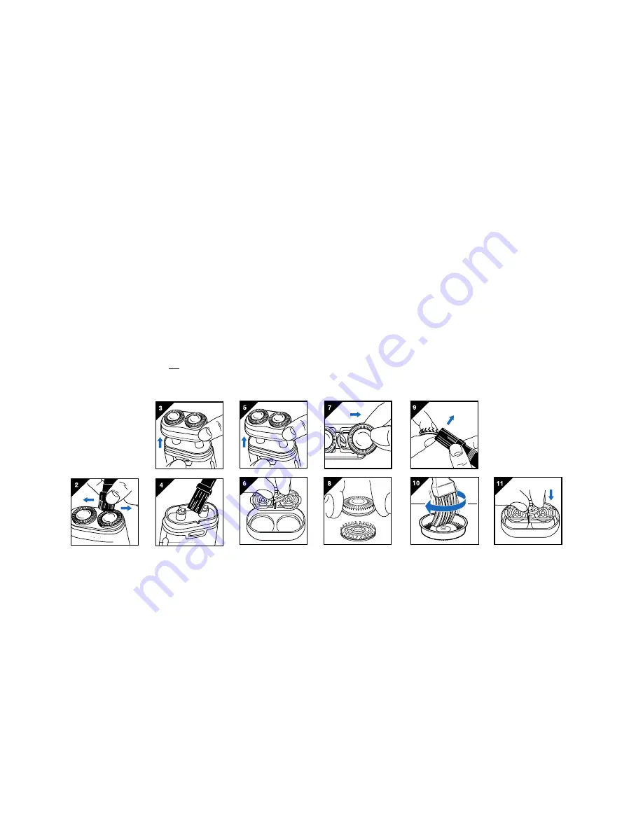 Norelco 282XL Instructions Download Page 4