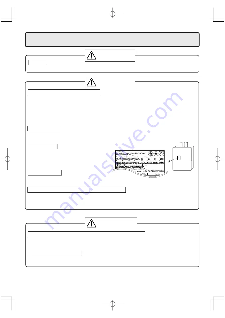 Noritz N-0842MC-DV Installation Manual Download Page 4