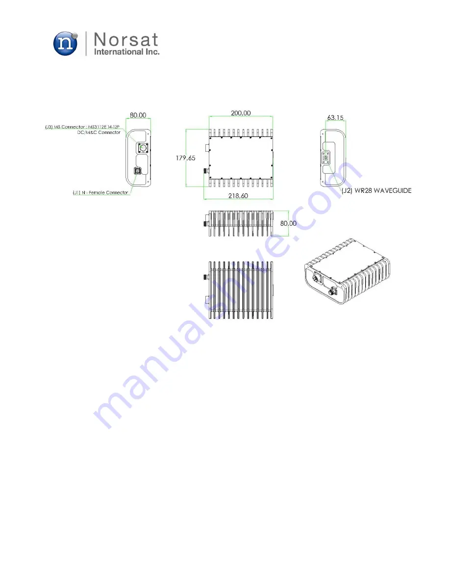 Norsat 7005STC-O3B Series Скачать руководство пользователя страница 9