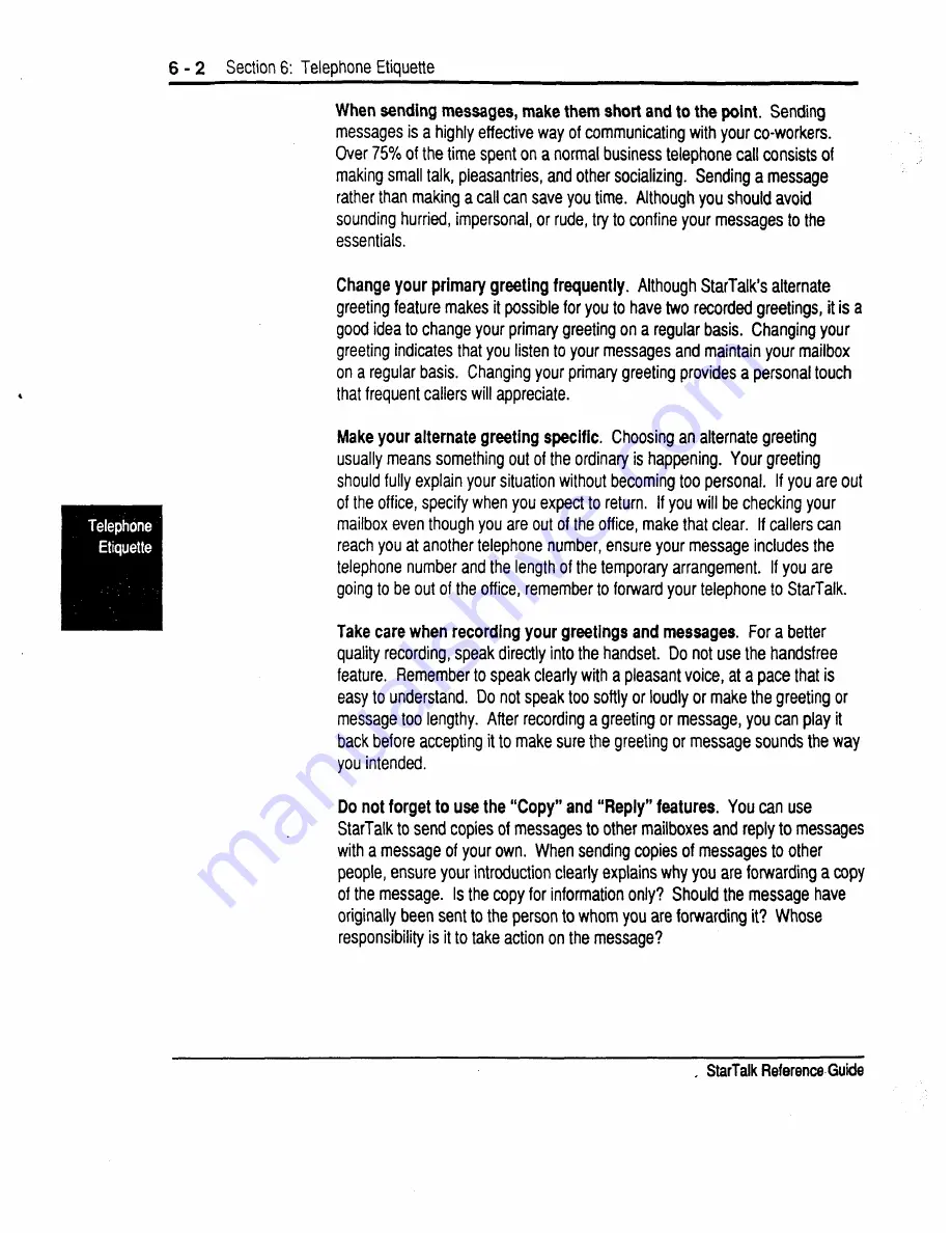 Norstar StarTalk Set Up And Operation Manual Download Page 375