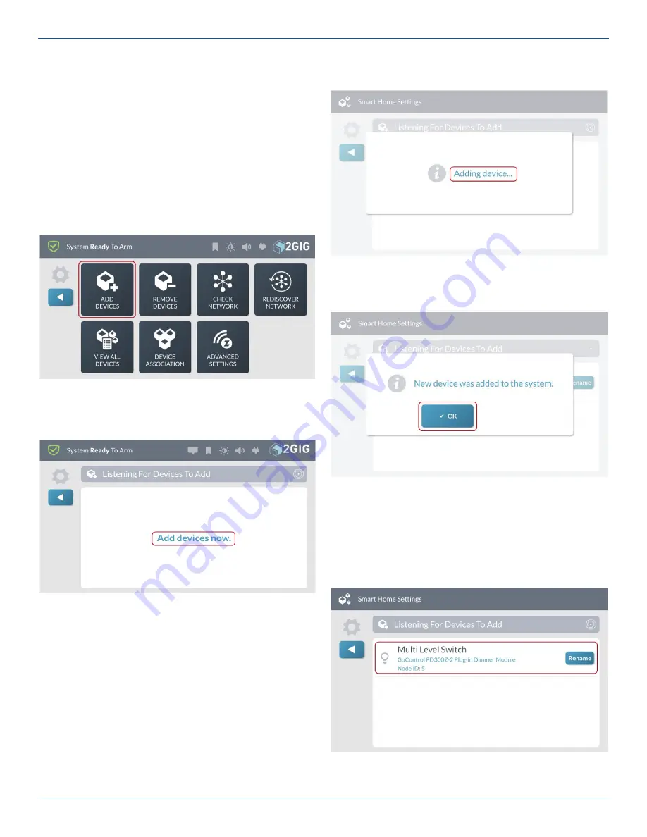 Nortek 2GIG GC3 Скачать руководство пользователя страница 77