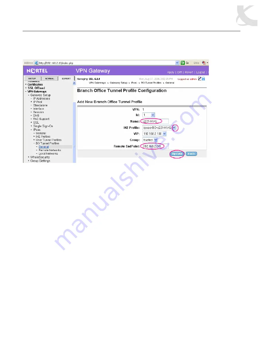 Nortel 200 Series Technical Configuration Manual Download Page 22