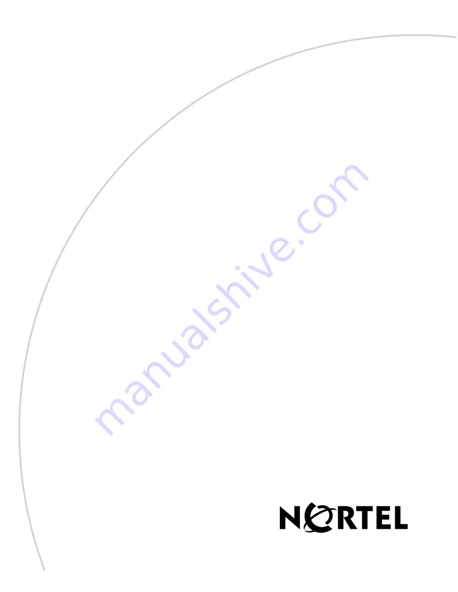 Nortel 2340 Configuration Manual Download Page 1